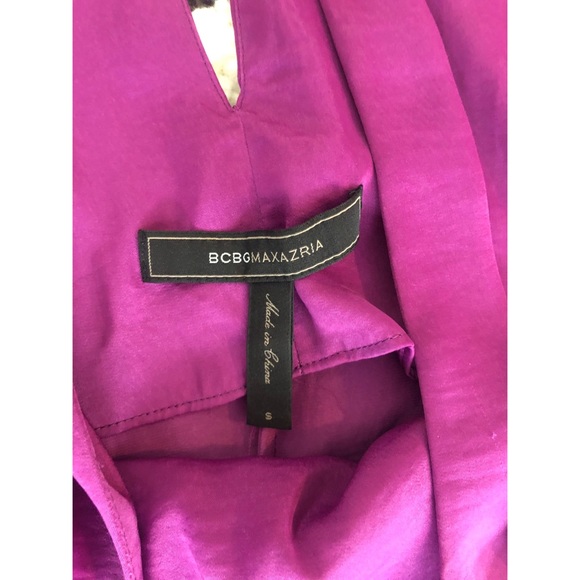 BCBG silk pink tunic tank top - Picture 2 of 2